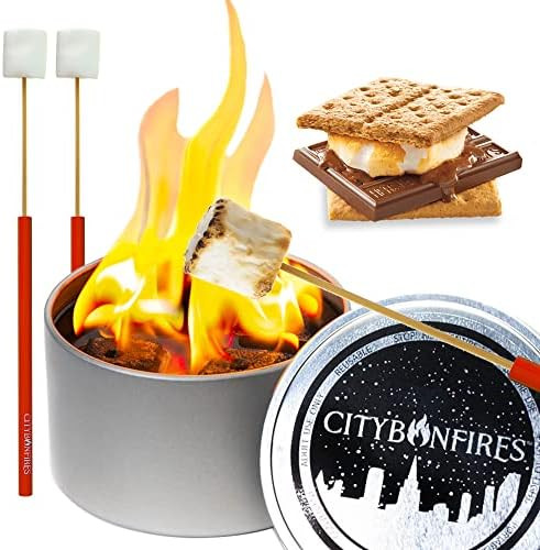 City Bonfire S'Mores Night Pack | Portable Fire Pit & S'Mores Kit | Compact and Lightweight | 3-5... | Amazon (US)