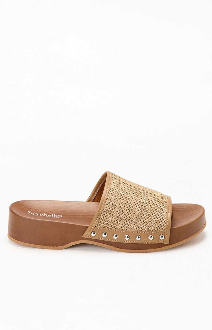 Seychelles Women's Fantasy Raffia Sandals in Tan - Size 9 | PacSun