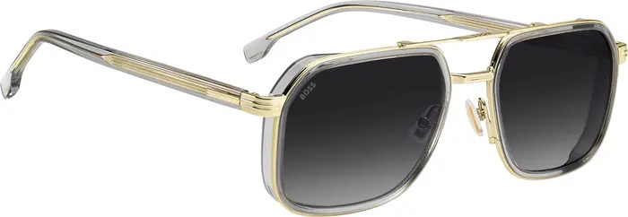BOSS 55mm Rectangular Sunglasses | Nordstrom | Nordstrom