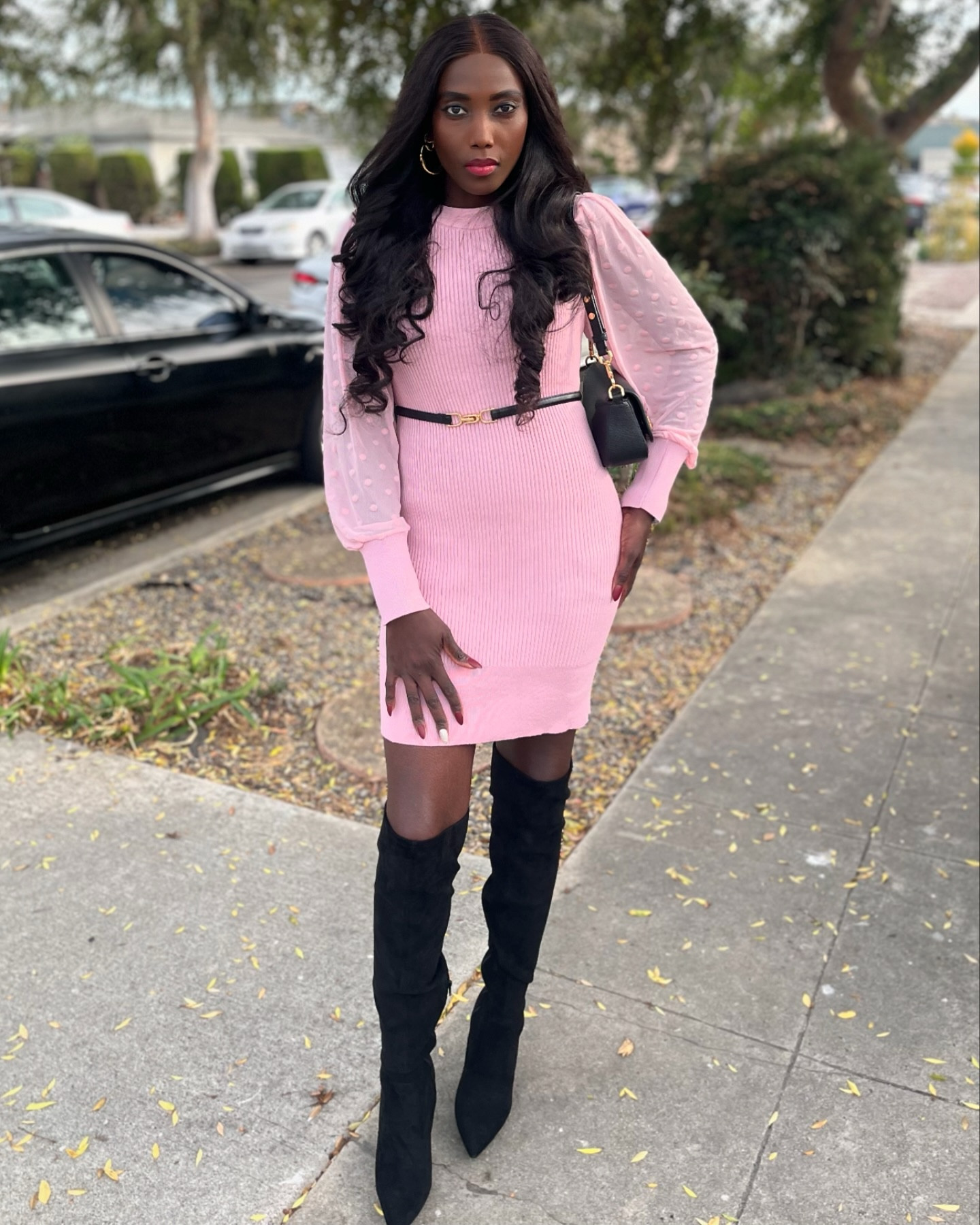 New week, new month, new opportunities! Here’s to a productive week ahead in all our pursuits. Remember to stay kind, stay stylish, and make it count! ✨ 

Ps: For everyone asking about the link to this dress, I am trying hard to get the link because it was gifted to me by my sister awhile back! As soon as I get the link, It would be on the link in my bio which is just on my profile👌

Dress: @fashionnova. I finally saw a similar dress on Amazon! Which is so lovely!!
Boots: @justfabonline (this boot was going for $68 but only got it for $15!!!!) 
Belt: @amazon

#NewMonthNewGoals #thanksgivingoutfitideas #fallfashion #styleinspo #londonfashion #lafashioninfluencer #outfitinspo #ootdshare #instareels #fyi #explorepage #autumfashionstyle