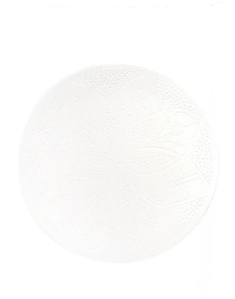 Ceramic Dinner Plate - White | The Little Market