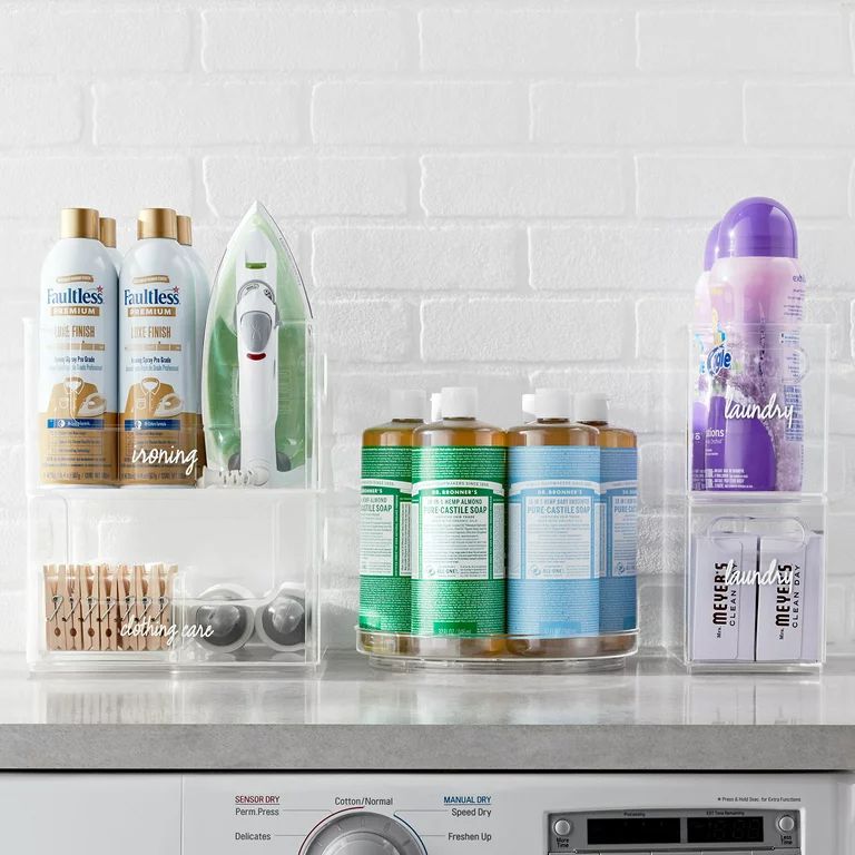 The Home Edit 5 Piece Laundry Edit, Plastic Modular Storage Organizing System | Walmart (US)