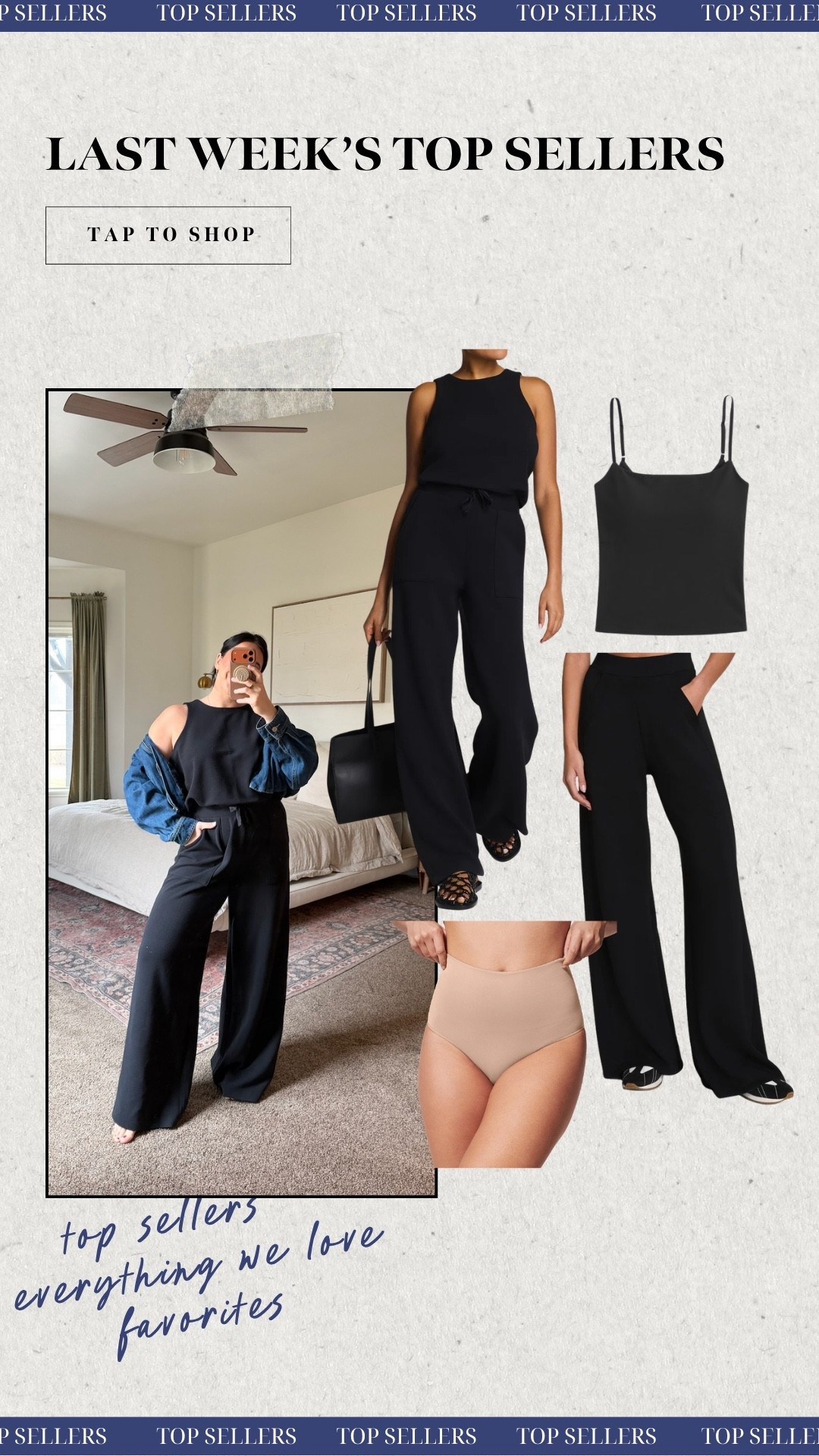 Last weeks top sellers! Spanx track suit with an open back, Abercrombie bra free tank, my fav undies & viral track pants! 

#LTKMidsize #LTKSeasonal #LTKootd