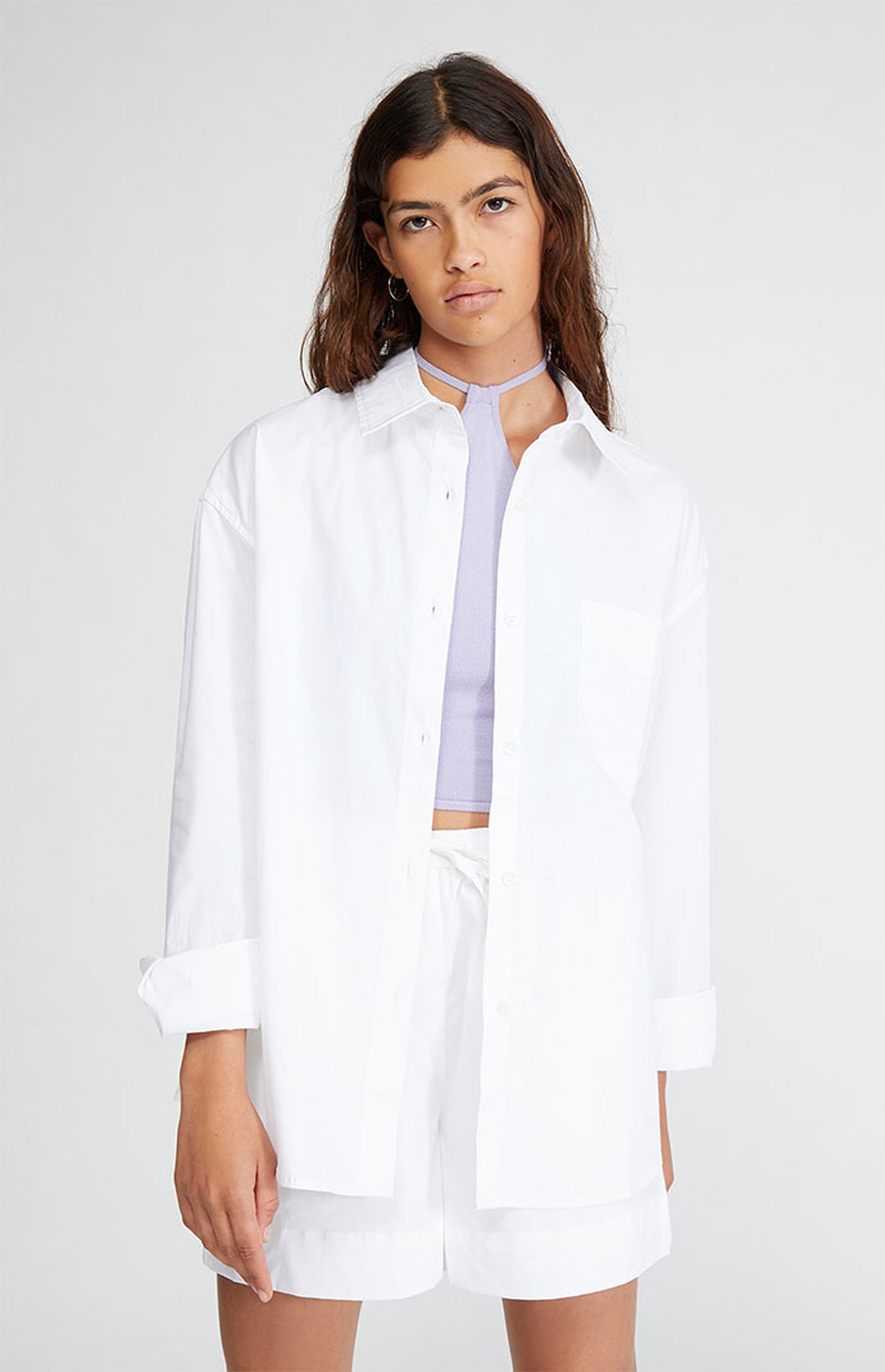 WEWOREWHAT White Oversized Shirt | PacSun | PacSun