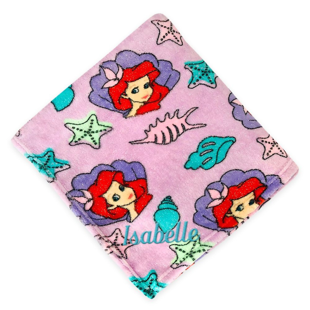 Ariel Fleece Throw – The Little Mermaid – Personalized | Disney Store