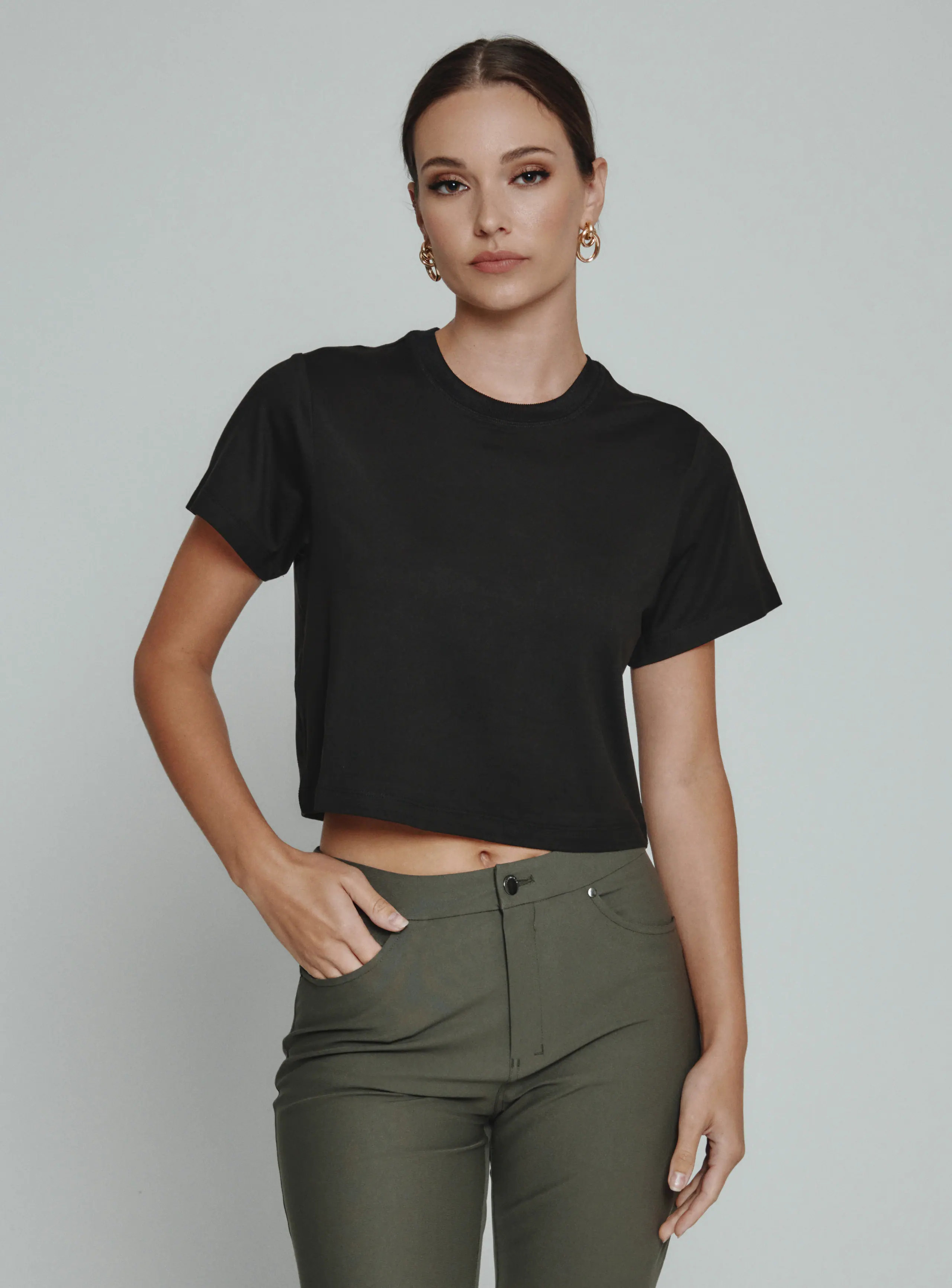 Core™ Relaxed Crop Crew Tee | 7Diamonds