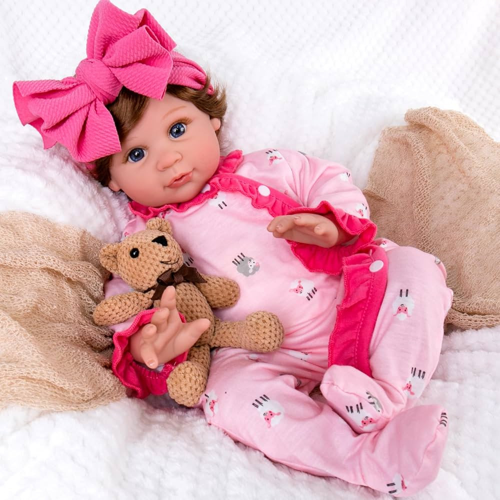 Aori Lifelike Reborn Baby Dolls - Realistic Baby Girl Dolls 22'' Newborn Baby Girl with Doll Acce... | Amazon (US)