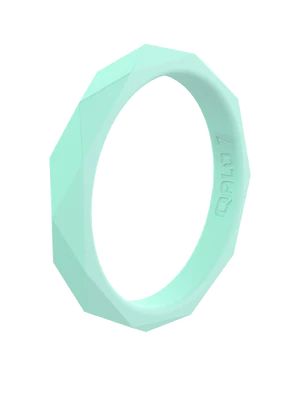 Women's Stackable Geo Silicone Ring | QALO