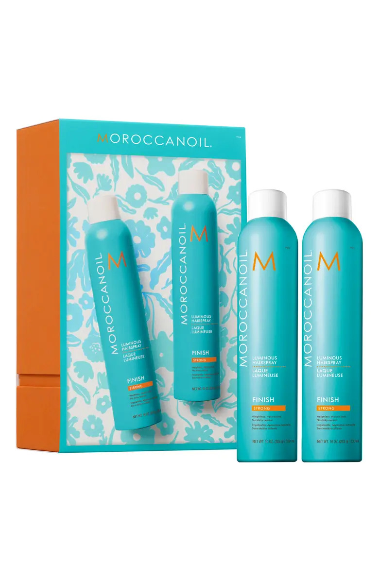 MOROCCANOIL® Luminous Hairspray Strong Duo (Nordstrom Exclusive) (Limited Edition) $56 Value | N... | Nordstrom
