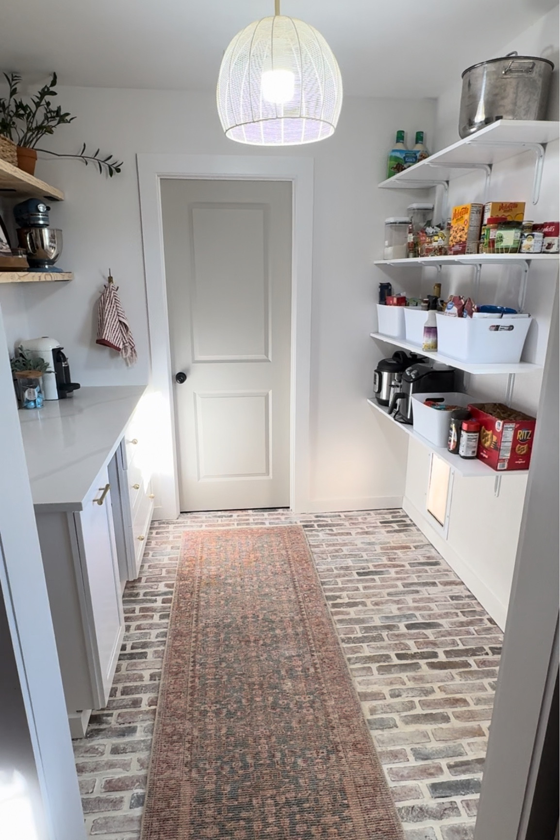 Finally completed the “pantry” side of the butlers pantry! Just need a few more storage baskets, but I’m loving these super affordable ones from Walmart! 

#LTKhome #LTKfindsunder50