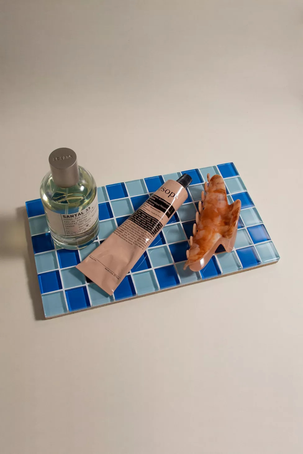 Subtle Art Studios Checkered Glass Tile Tray | Urban Outfitters (US and RoW)