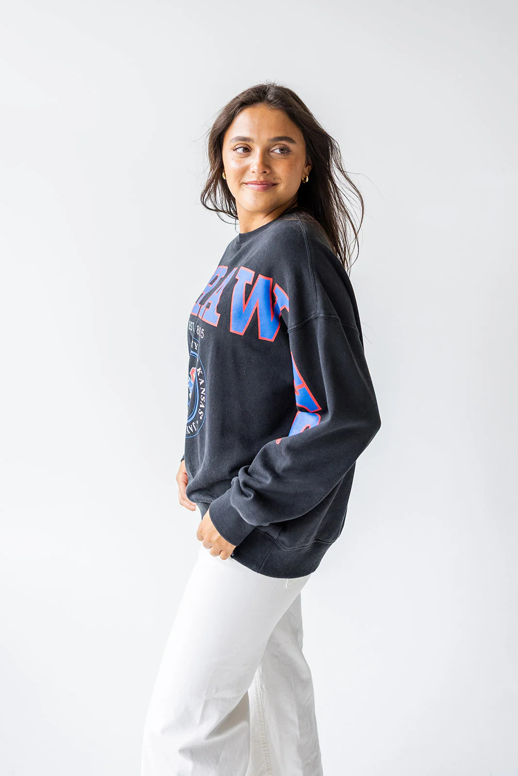 Kansas Philly Split Lantern Sleeve Crew | Gameday Social