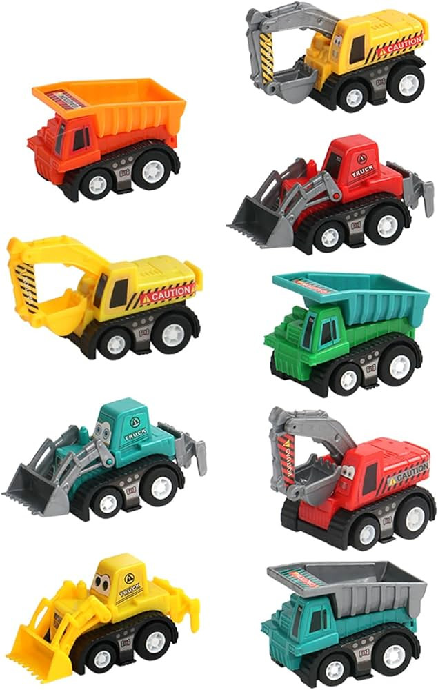 Fajiabao Construction Toy Cars for 3 4 5 Year Old Boy Toddler Toys Mini Pull Back Cars Small Truc... | Amazon (US)