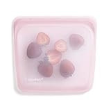 Stasher Platinum Silicone Food Grade Reusable Storage Bag, Pink (Sandwich) | Reduce Single-Use Plast | Amazon (US)