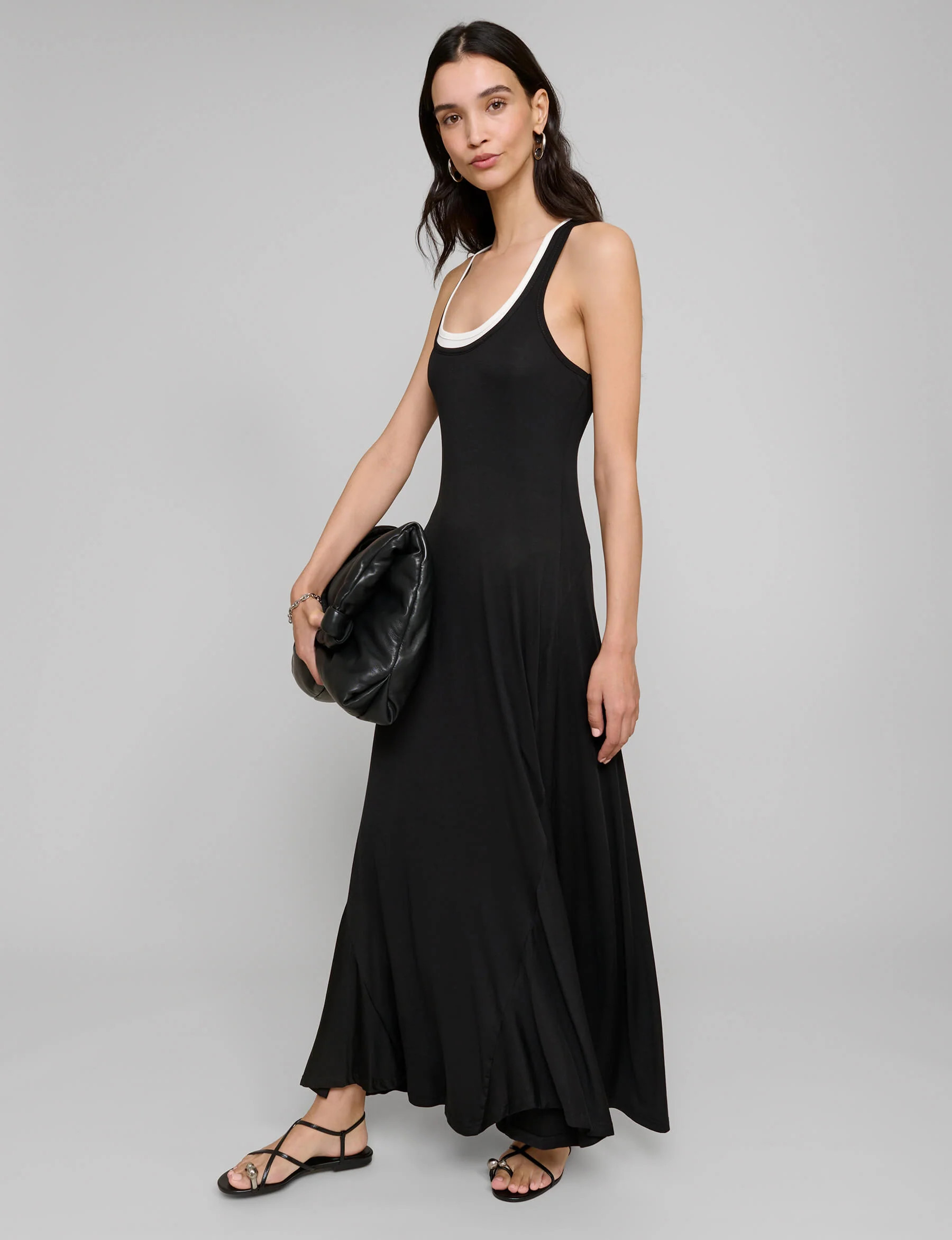 Two-Tone Tank Maxi Dress-BESTSELLER | Pixie Market
