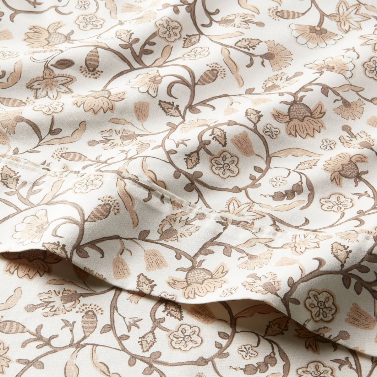 King Printed Performance 400 Thread Count Sheet Set Ditsy Floral - Threshold™: Cotton Sateen, I... | Target