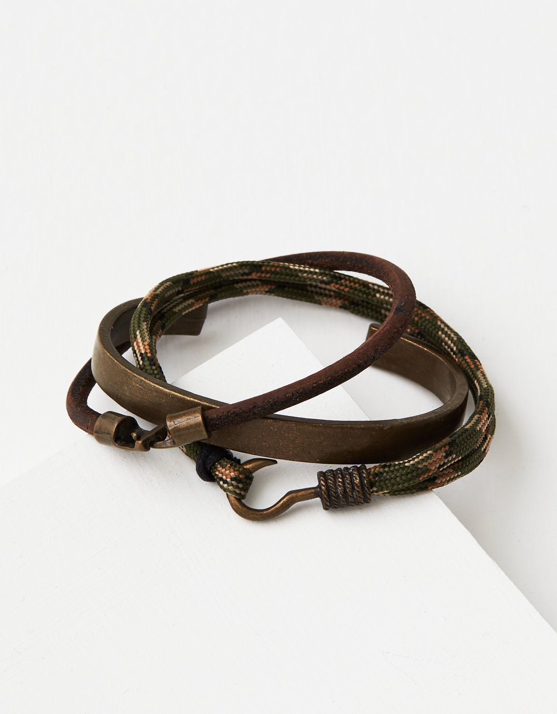 AEO Olive Bracelet Set | American Eagle Outfitters (US & CA)