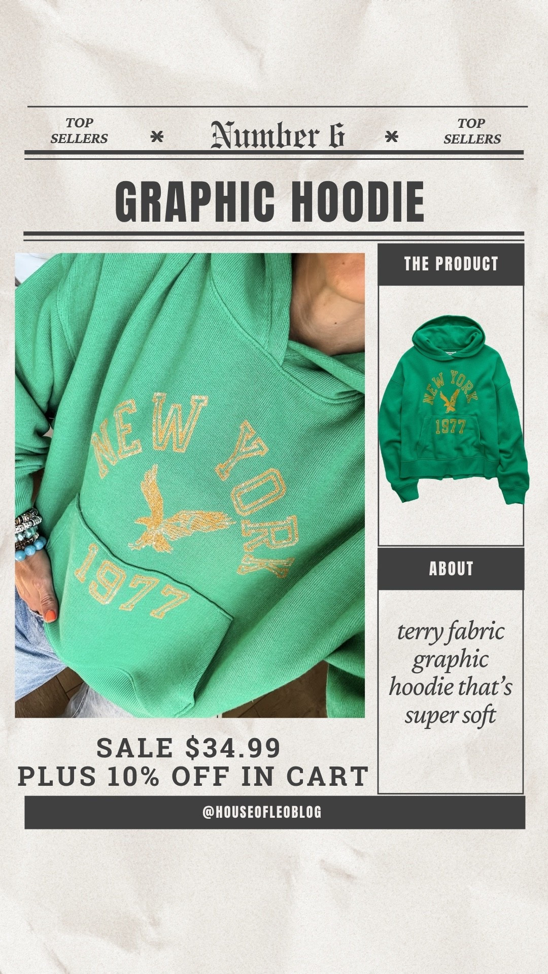 Wearing small green hoodie

#LTKSaleAlert #LTKOver40