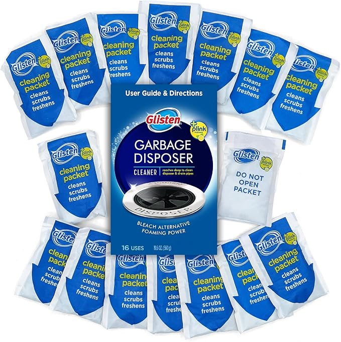 Glisten Garbage Disposer Cleaner and Freshener with Foaming Action, Helps Remove Buildup in Drain... | Amazon (US)