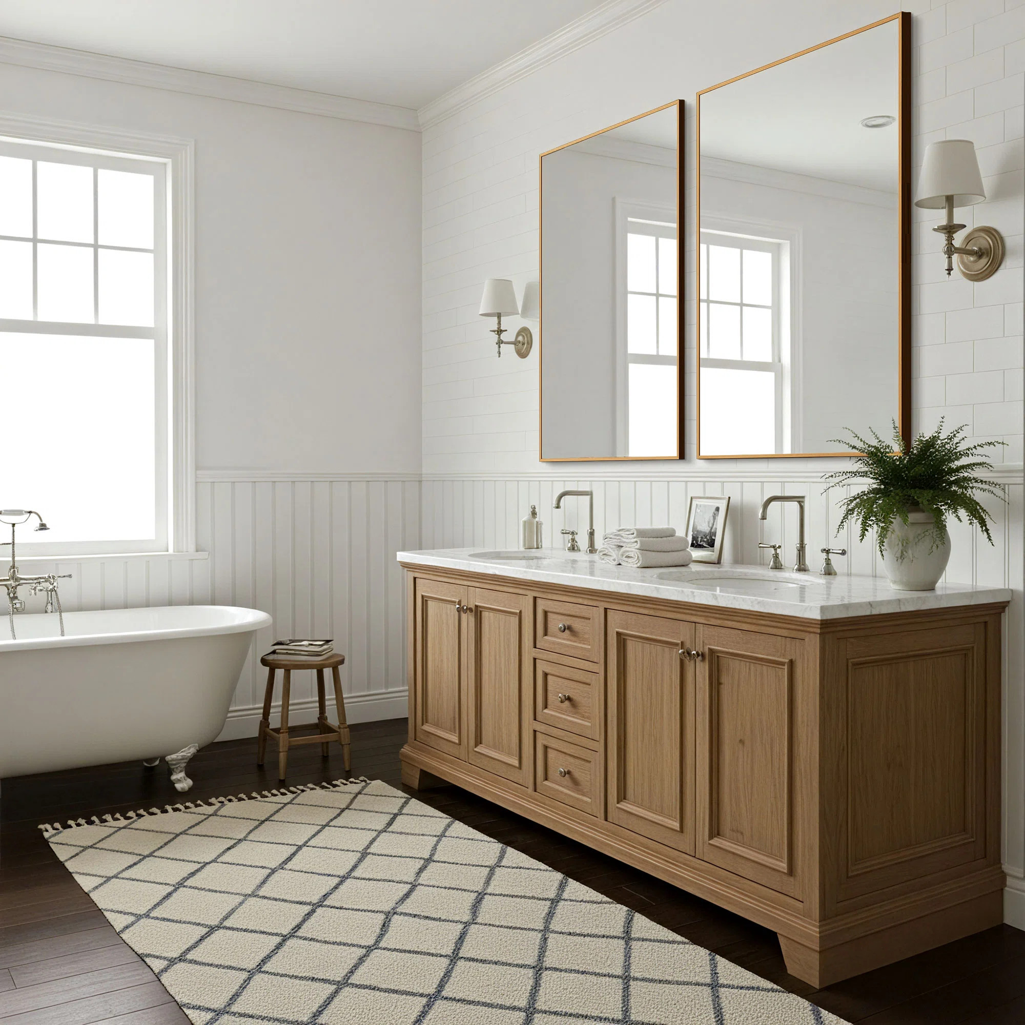 Eppinger 36" × 24" Bathroom/Vanity 2 Mirrors (Set of 2) | Wayfair North America