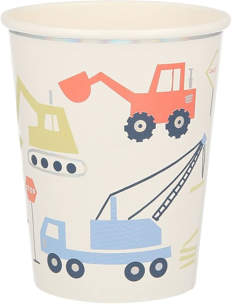 Meri Meri Construction Cups (Pack of 8) | Amazon (US)