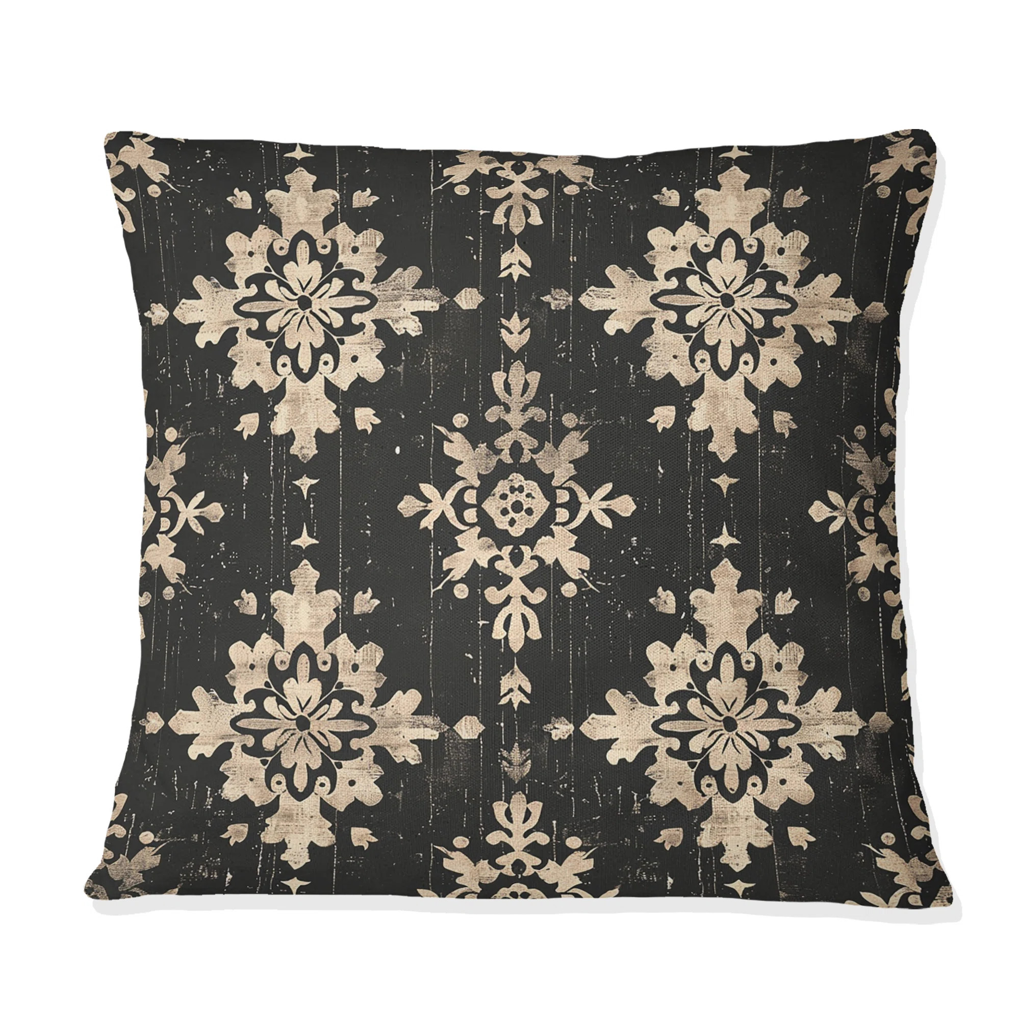 Black Rustic Elegance I - Country Pillow | Wayfair North America