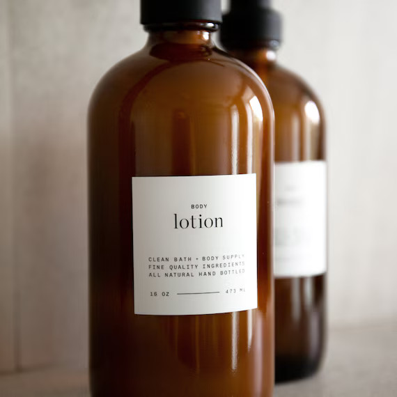 Soap Pump Label Set / Minimalist Design / Waterproof Vinyl / | Etsy | Etsy (US)