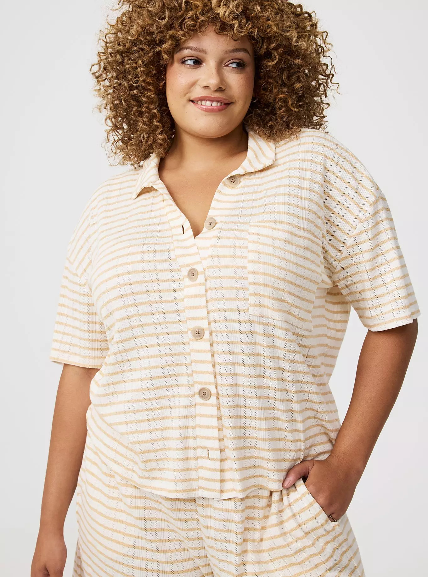Collared Crop Top | Torrid (US & Canada)