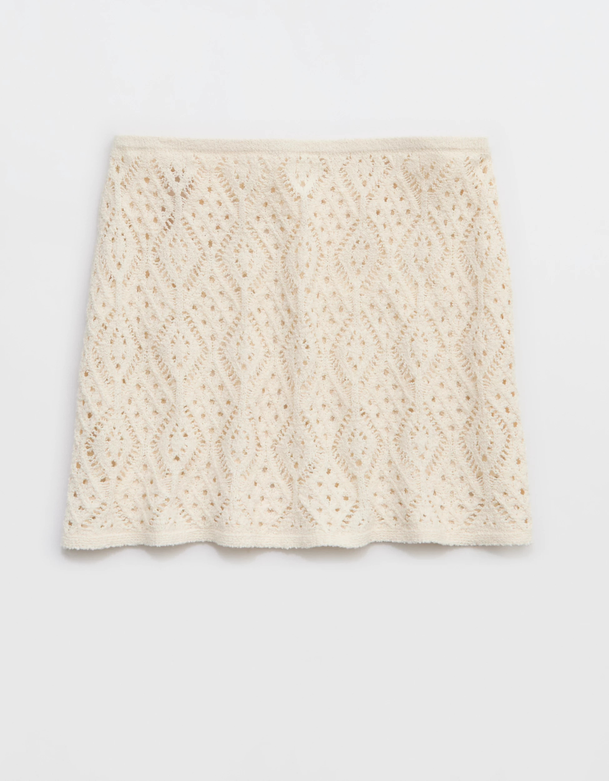 Aerie Crochet Pull-On Mini Skirt | Aerie