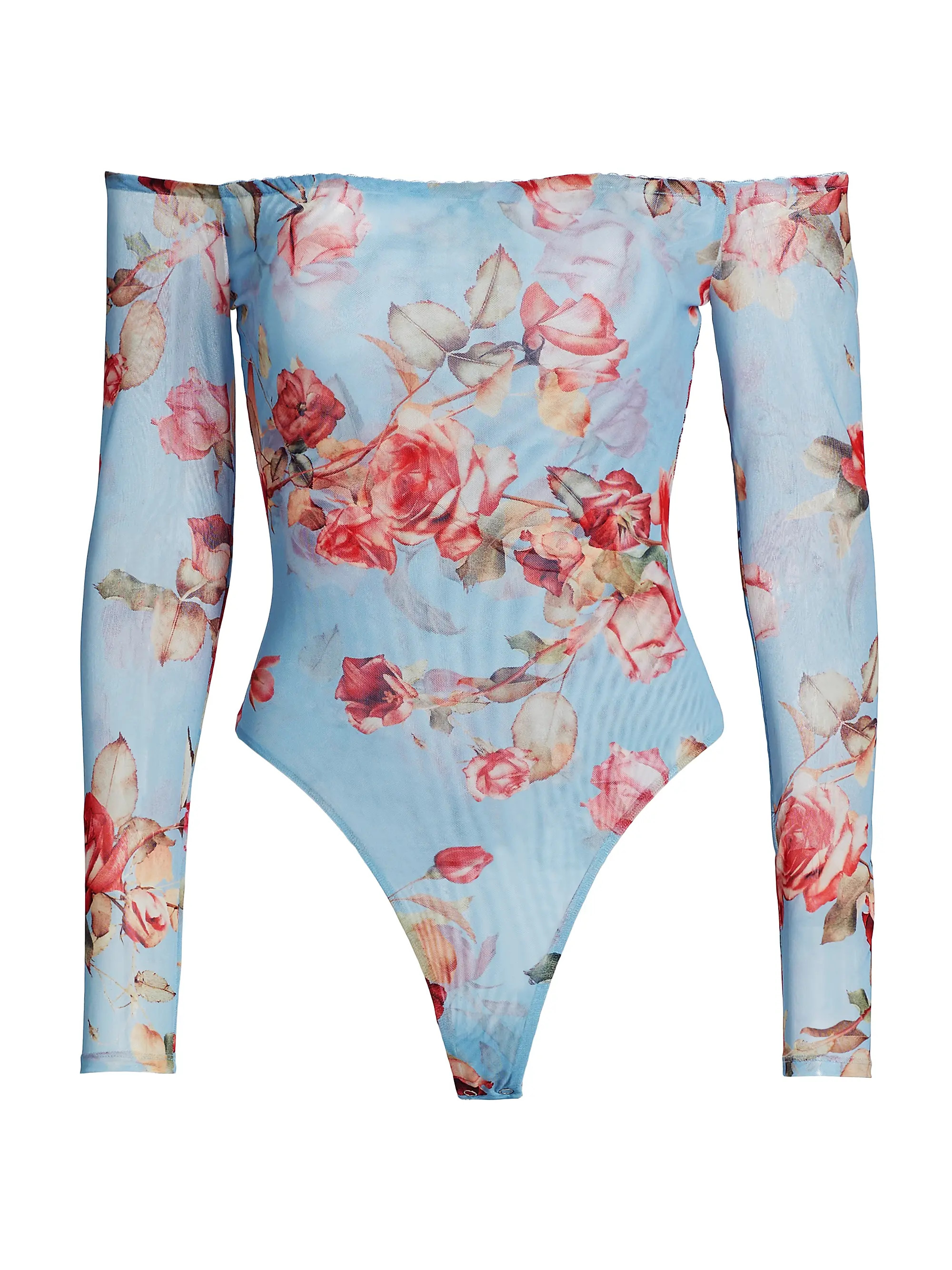 L'AGENCEPeonie Stretch Off-the-Shoulder Bodysuit | Saks Fifth Avenue