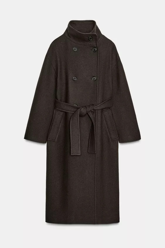 OVERSIZED WOOL COAT ZW COLLECTION | Zara UK