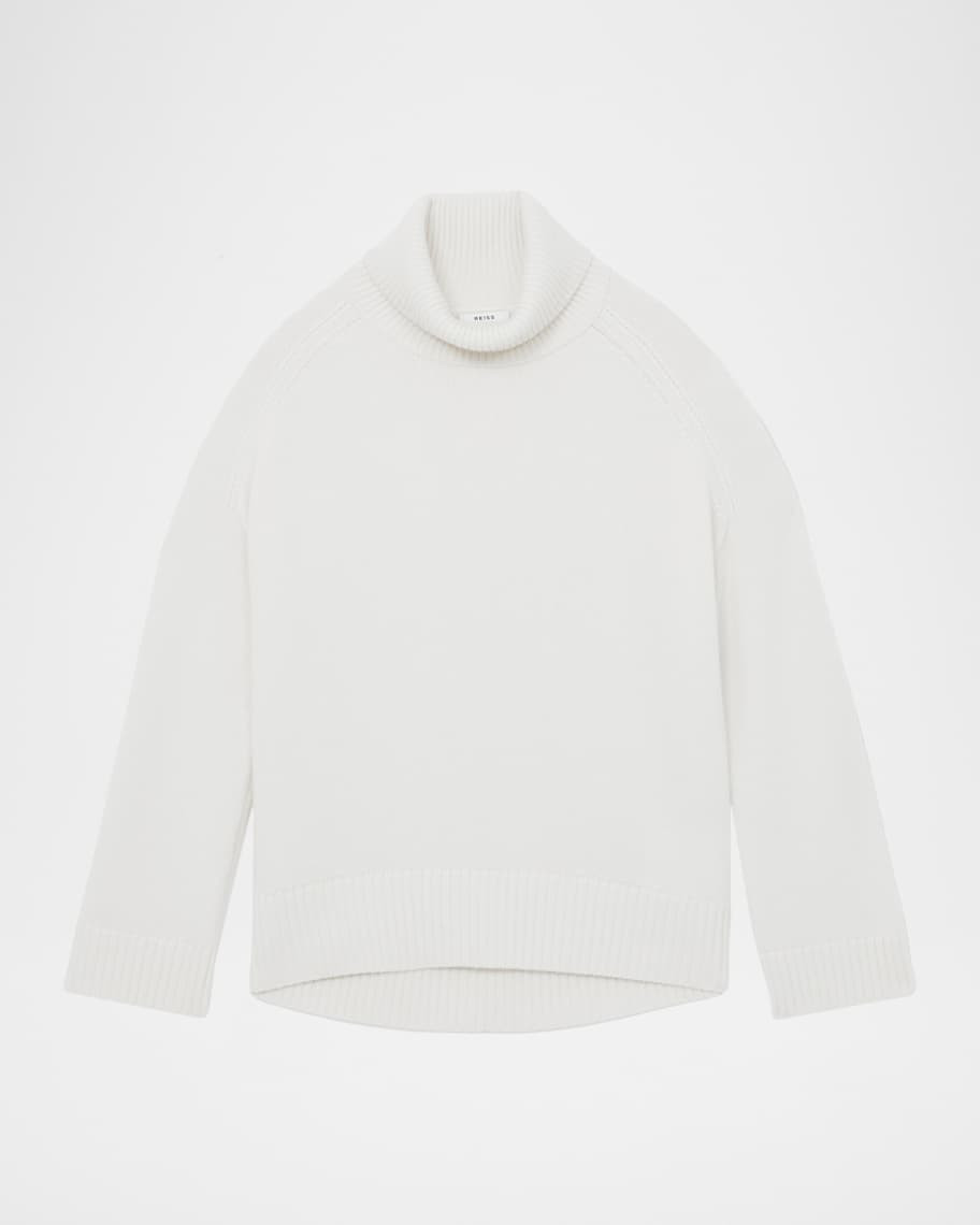 Reiss Brooklyn Wool-Cashmere Roll-Neck Sweater | Neiman Marcus