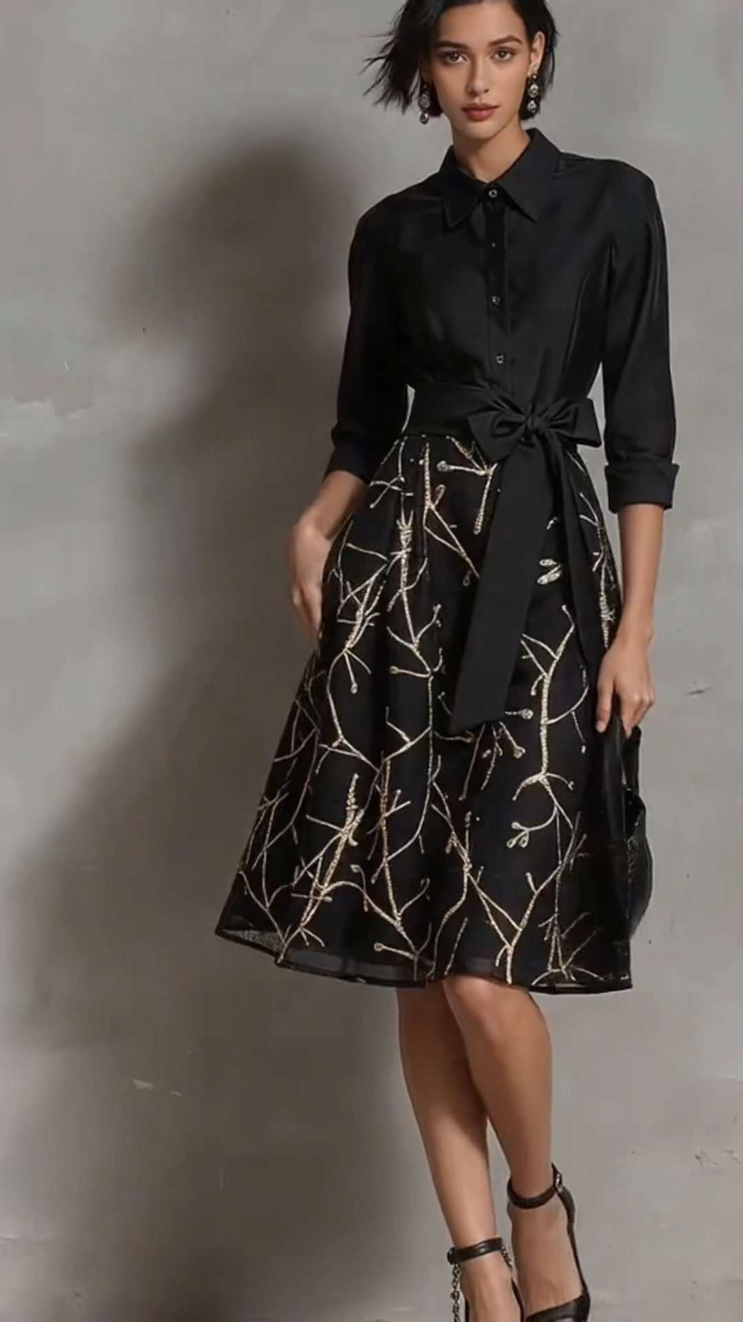 Artistic Gold‑Embroidered Skirt Fall Outfit 

 #LTKootd #LTKOver40 #LTKWorkwear