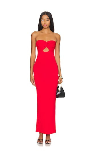 SNDYS X Revolve Maia Maxi Dress in Red. - size S | Revolve Clothing (Global)