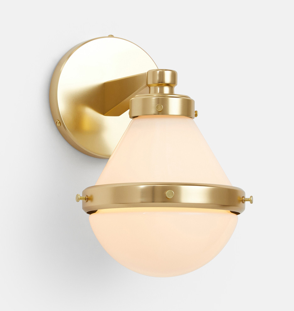 Blair Glass Sconce
 | Rejuvenation | Rejuvenation