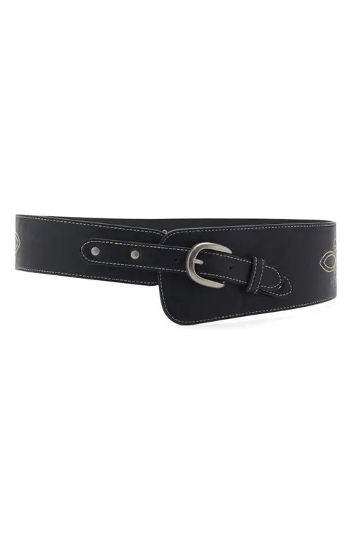 MANGO Buckle Sash Belt in Black at Nordstrom, Size Small | Nordstrom
