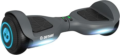 Gotrax Hoverboard with 6.5" LED Wheels & Headlight, Top 6.2mph & 3.1 Miles Range Power by Dual 20... | Amazon (US)