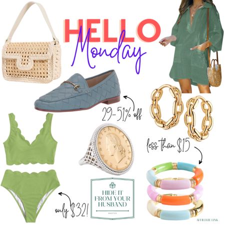 Helloooooooo Monday! I’m actually a big fan of Mondays- the start of a new week always feels so hopeful 😍 We are starting this week by sharing a few things in our Amazon cart at the moment. Im living for the bikini and coverup and Ryann is feeling the jewelry 

#LTKsalealert #LTKFind