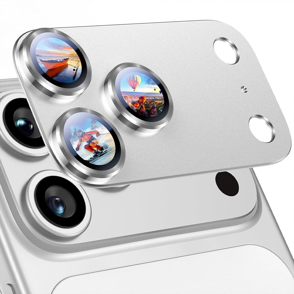 Uyiton Compatible with iPhone 17 Pro Max Camera Lens Protector - [Not Easy to Break][Strong Adsor... | Amazon (US)