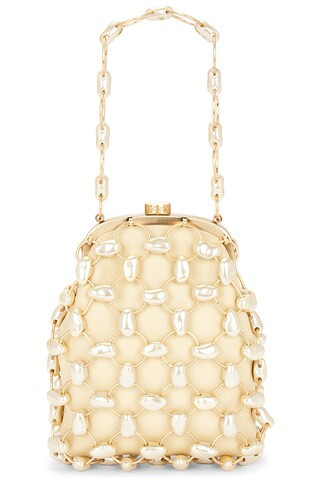 Cult Gaia Brielle Wristlet in Champagne Pearl from Revolve.com | Revolve Clothing (Global)