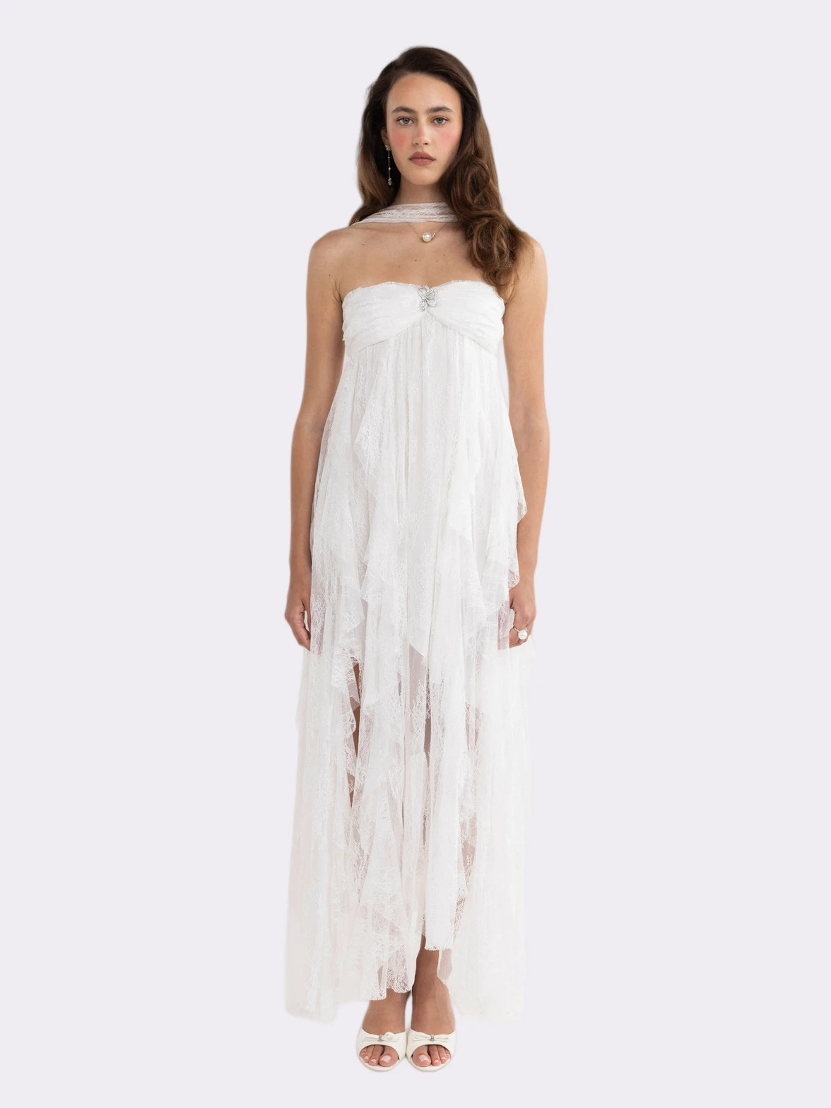 Aurora Halter Lace Pink Dress | Nana Jacqueline | Nana Jacqueline