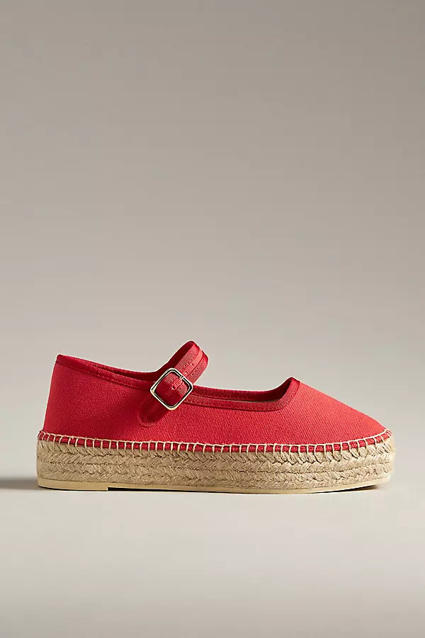 Mary Jane Espadrille Flats | Anthropologie (US)