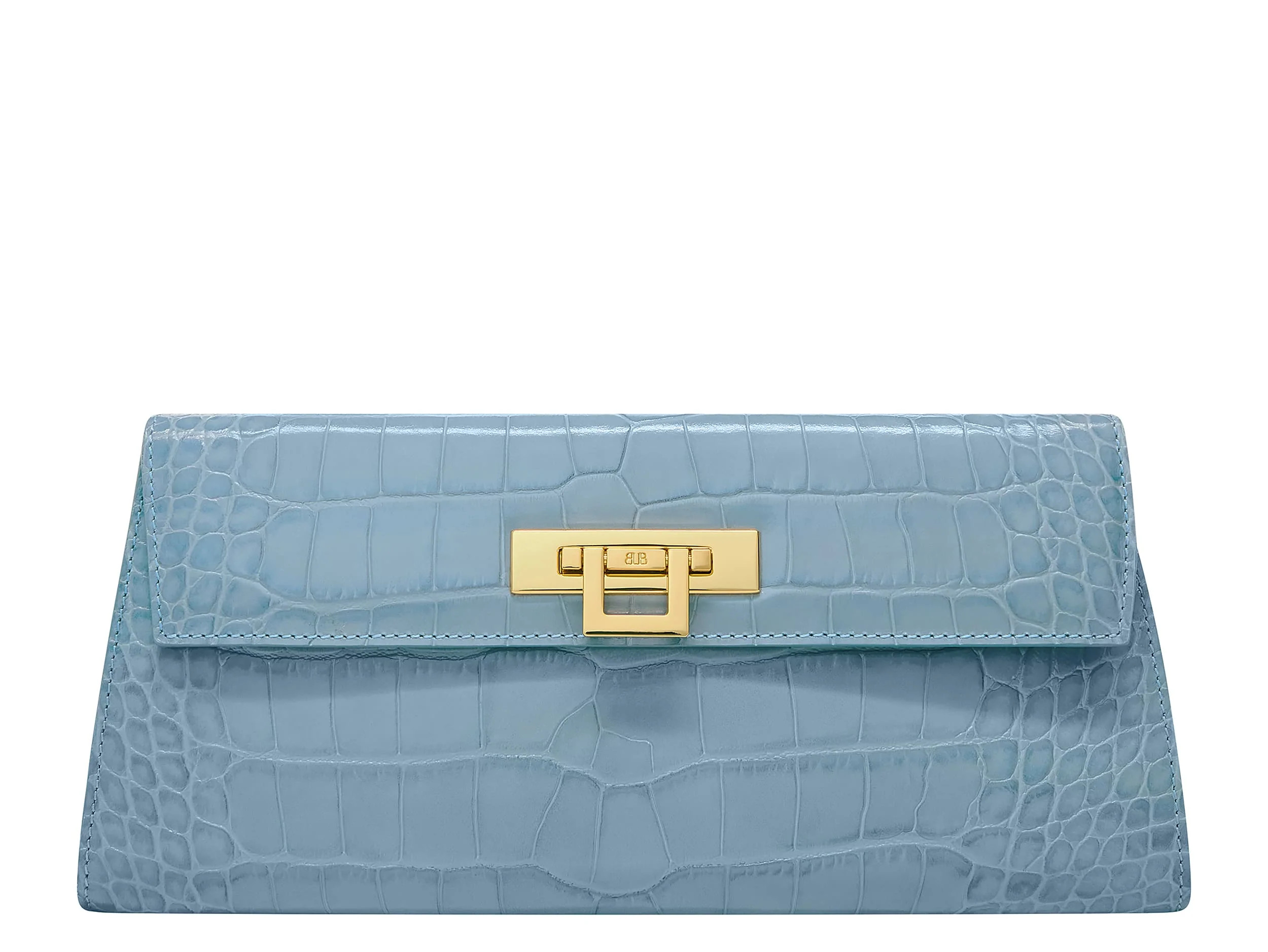 Fonteyn Clutch Orinoco - Bluebell/Gold | Lalage Beaumont