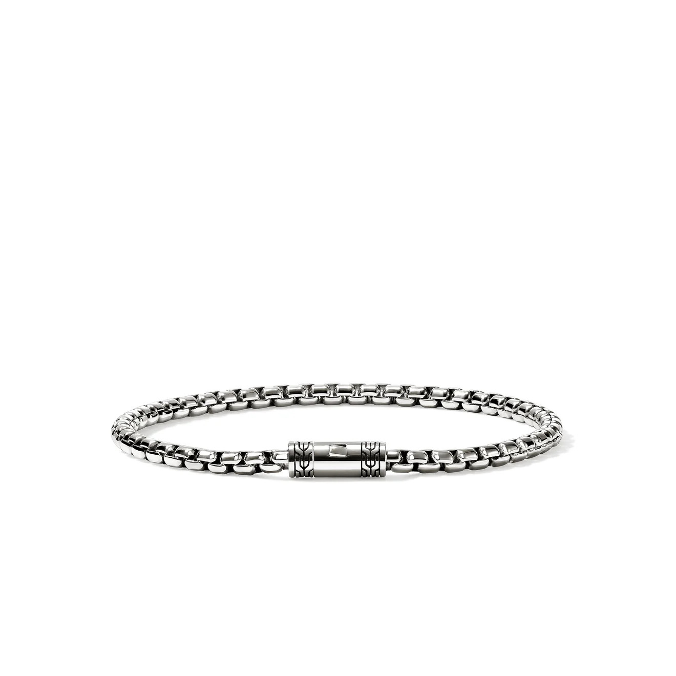 Box Chain Bracelet, Sterling Silver, 3.7MM | John Hardy