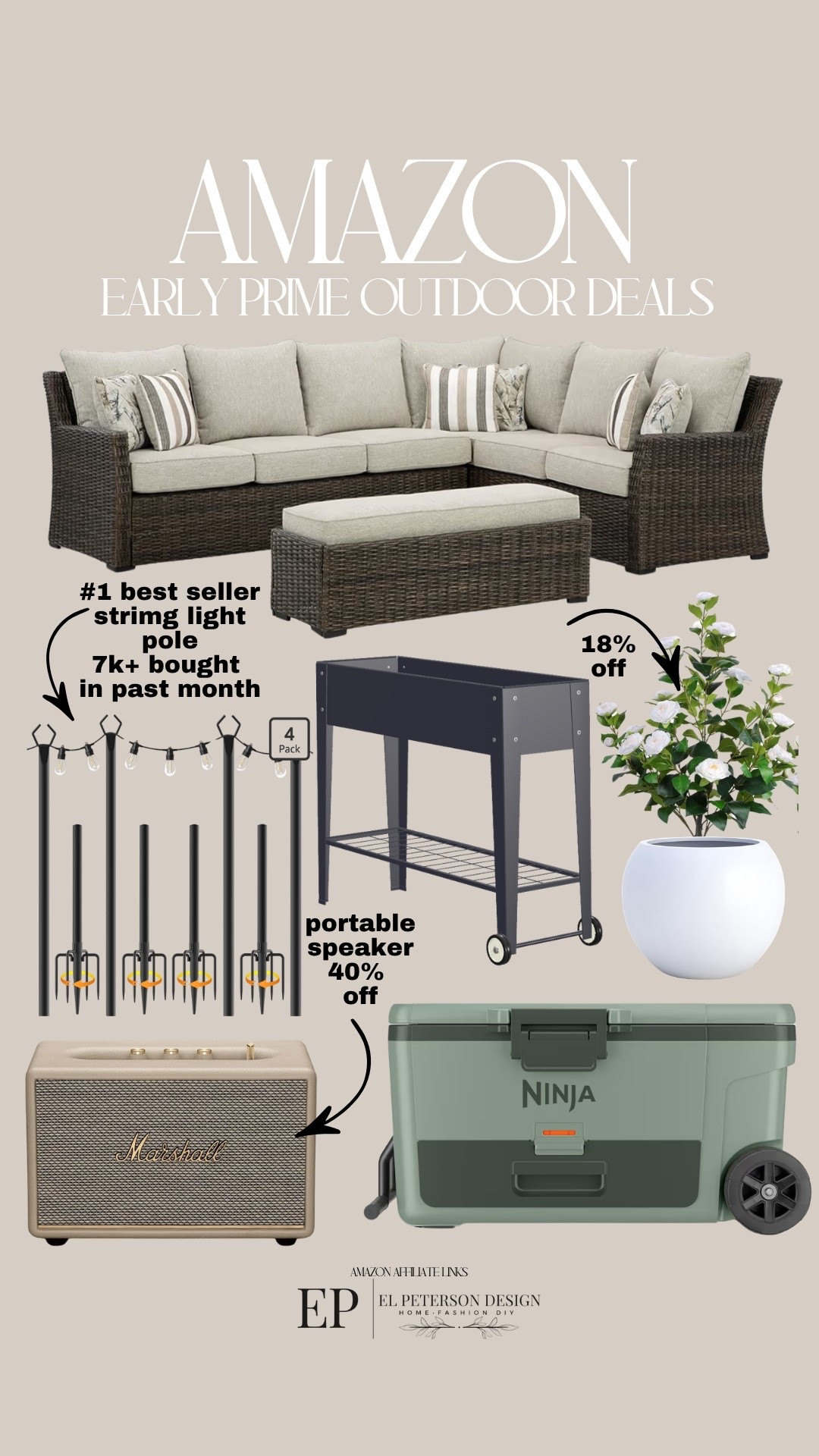 Amazon Early Prime Day Deals
Sectional
Planter
Potted plants
String light pole
Ice chest
Portable speaker

#LTKHome #LTKSaleAlert