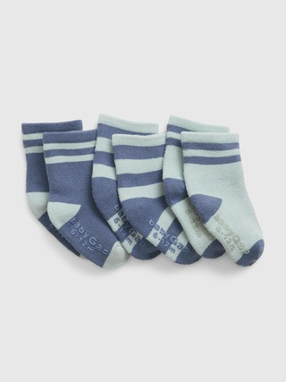 Baby First Favorites Organic Cotton Crew Socks (3-Pack) | Gap (US)