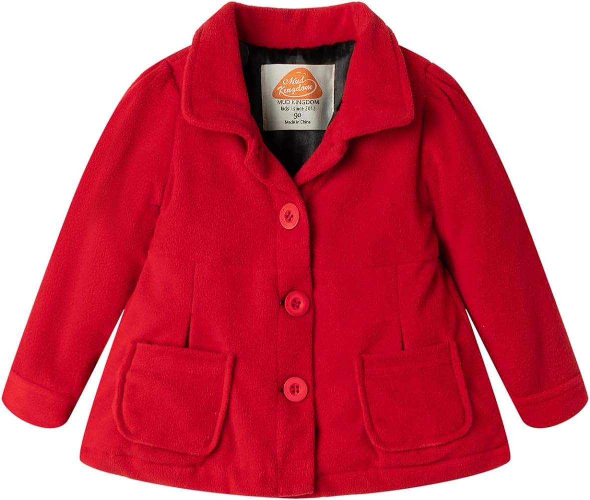 Mud Kingdom Little Girl Fleece Jacket Coat | Amazon (US)