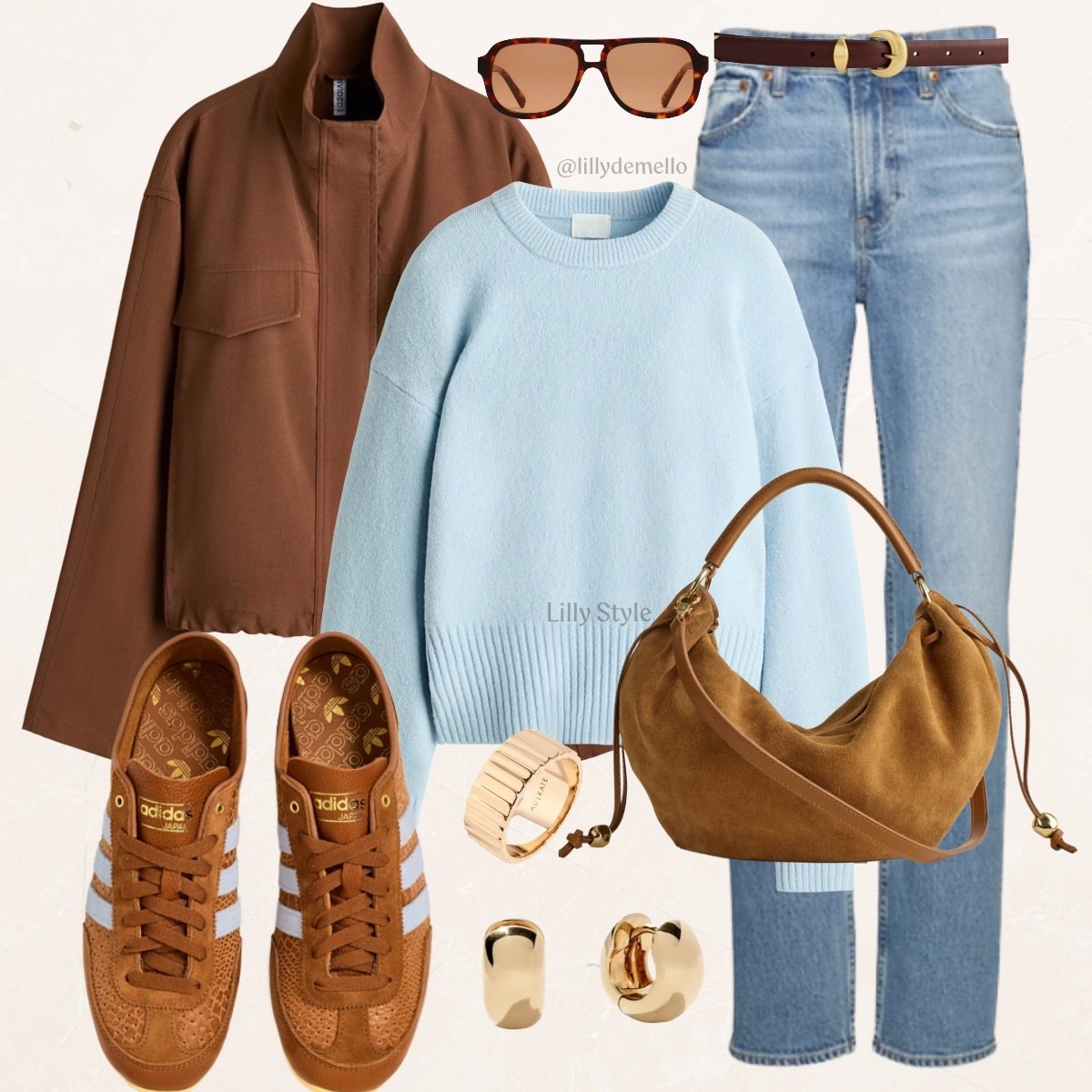This color combo is everything!  Can't stop thinking about these sneakers and the bag (which is also stunning in light blue. Wait until you see it) 

 