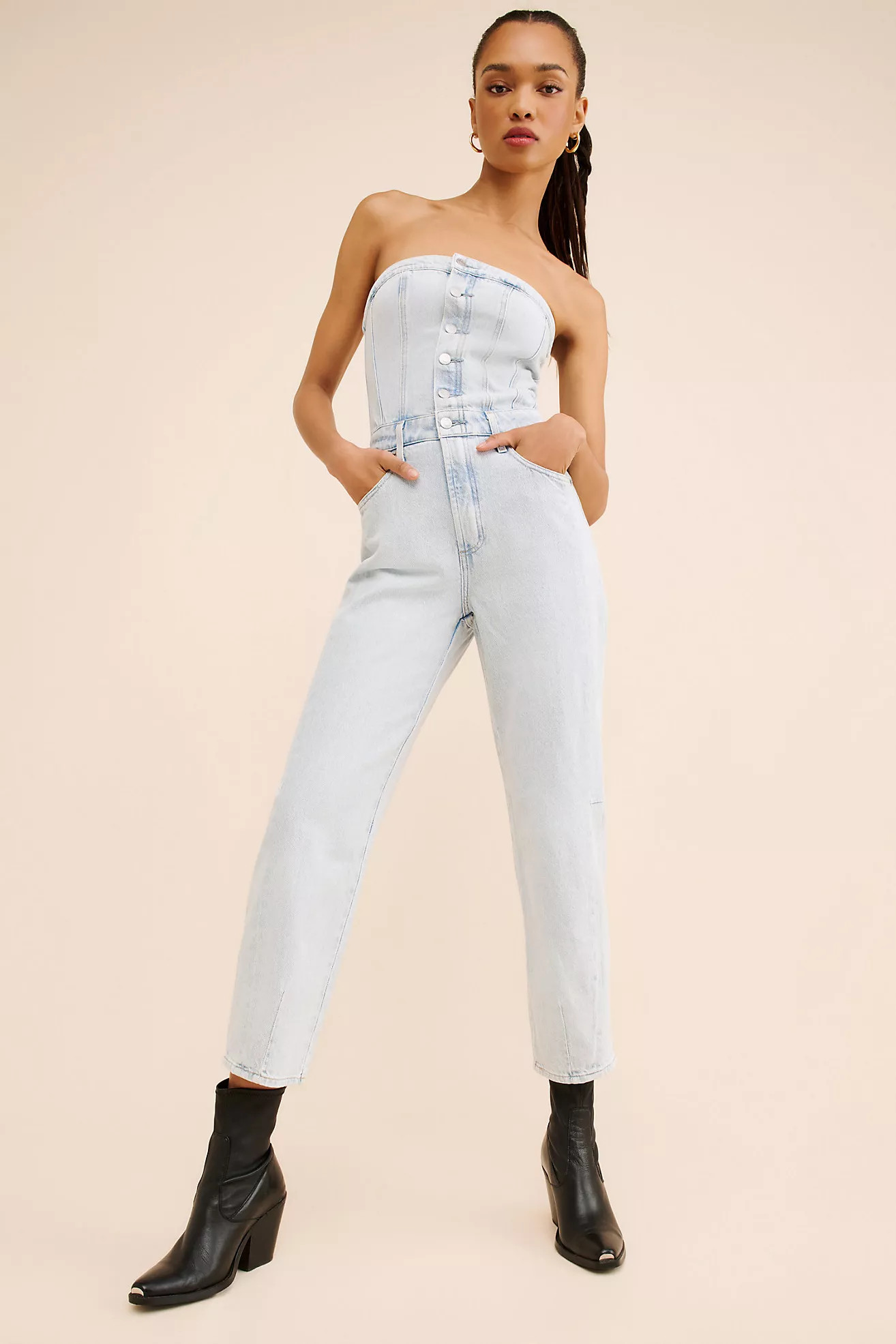 Pistola Daphne Arched Leg Jumpsuit | Anthropologie (US)