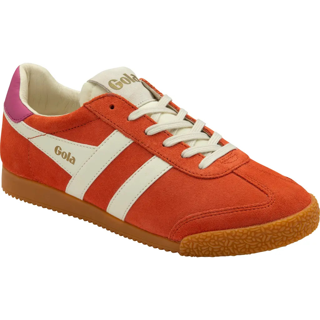 Gola Elan Sneaker in Hot Coral/Off White/Fuchsia at Nordstrom, Size 9.5 | Nordstrom